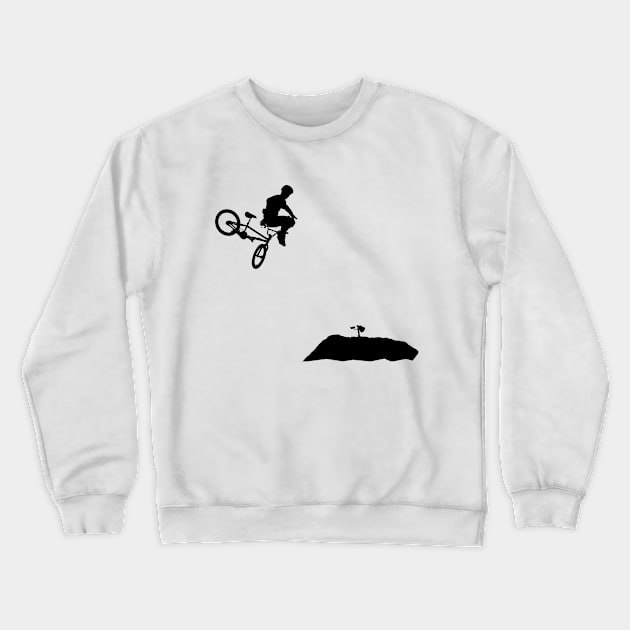 bmx dirt Crewneck Sweatshirt by rickylabellevie